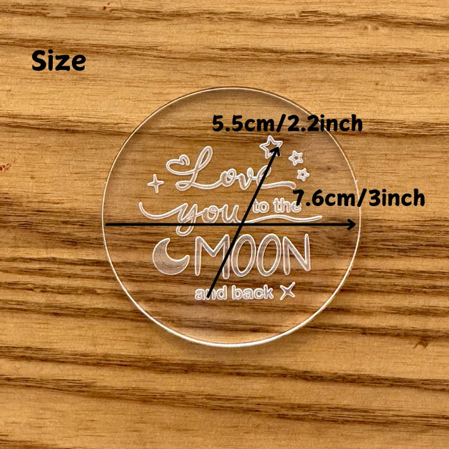 Baby Birthday Party  Acrylic Cookie Emboss, Baby Boy Baby Girl Cookie Stamp, Wild One Fondant Mold Cake Mould Baking Tool