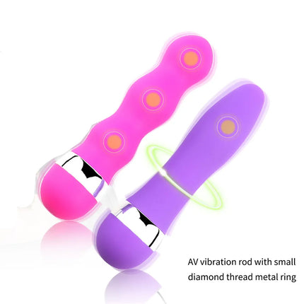 Adult Sex Toys Anal Vagina Dildos Vibrator for Women AV Stick Magic Wand Clitoris Stimulator Massager Intimate Erotic Products