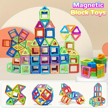 Magnetic Blocks Building, Improve Creativity Hands-On Ability 3D Puzzle Design Toy, for 3 - 6 Years Old Birthday Halloween Gift
