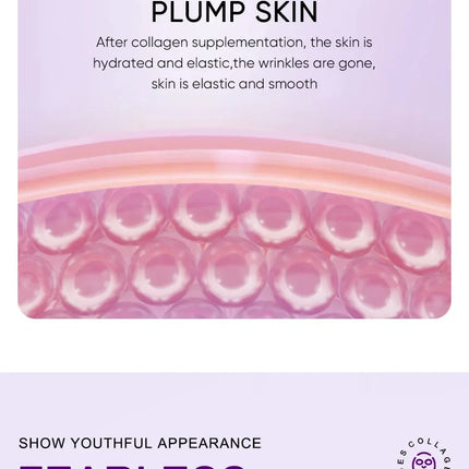 Collagen Anti Wrinkle Facial Mask Anti Aging Fade Fine Lines Firm Skin Moisturizing Brightening Smooth SkinCare Korean Cosmetics