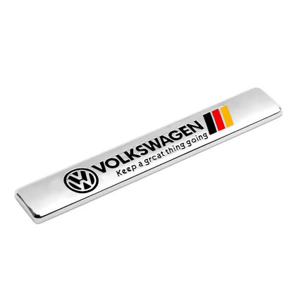 1Pcs 3D Metal Car R LINE Emblem Sticker Badge Decoration For VW GTI RLine Scirocco Polo T5 Passat b6 Golf Tiguan Jetta T-ROC CC