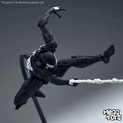 New MessToys Spiderman Figure CT Toys Black Red Spider Man Figurine Mess Toys Action Figure Custom Model Gift Kid Customized Toy
