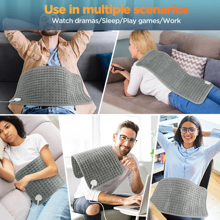Electric Blanket 220V 110V Winter Hand Foot Legs Warmer Mat Heating Pad For Office Home Camping Heater Sheet Washable 60*30CM
