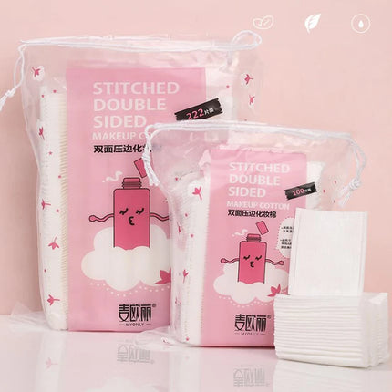 50/100/220Pcs High Quality Disposable Cotton Pad Cosmetic Makeup Remover Cotton Pads Face Cleaning Dissolves And Removes Makeup