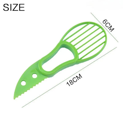 1-3PC 3 in 1 Avocado Slicer Shea Corer Butter Fruit Peeler Cutter Pulp Separator Plastic Knife Kitchen Vegetable Tools