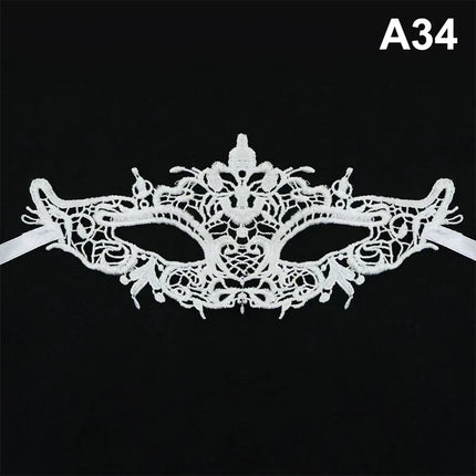 Women Lace Mask Eye Masquerade Party Masks Masked Ball Cosplay Costumes Carnival Half Face Mask