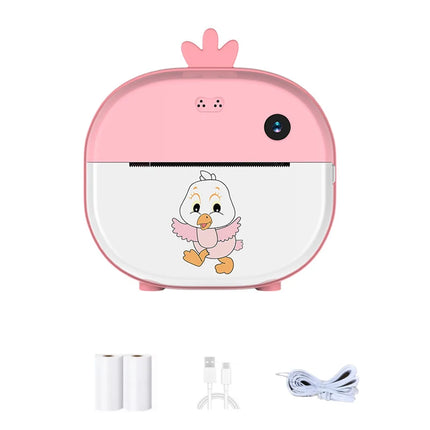 Digital Kids Instant Printing Camera 1080P Portable Video Recorder Printing Camera with Game Toys+32G Memory Christmas Gift
