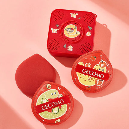 GECOMO Snake Year Soft Skin-friendly Marshmallow Powder Puff Fits Perfectly and Holds Makeup Sponge Air Cushion
