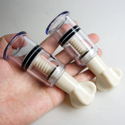 2PCS Bdsm Pussy  Clit Nipple Sucker Pump Suction Vacuum,,Breast Bondage,Sex Toys for Couples,Adult Games