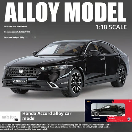 Authorized 1:18 HONDA Eleventh Accord Alloy Car Model Diecasts Metal Vehicles Car Model Simulation Collection Toy mans Gift