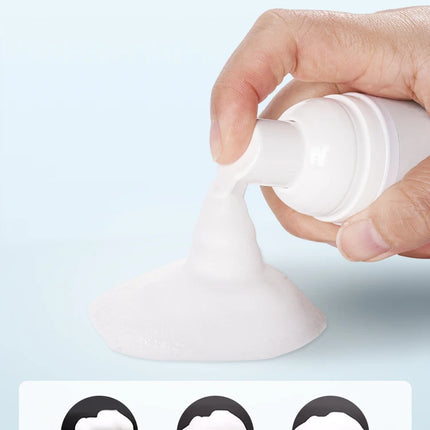 ICONSIGN 60ml Lash Shampoo Brush Kit Professional Lash Foam Cleanser Pump Design No Stimulation Eyelash Mousse Lash Glue Remover