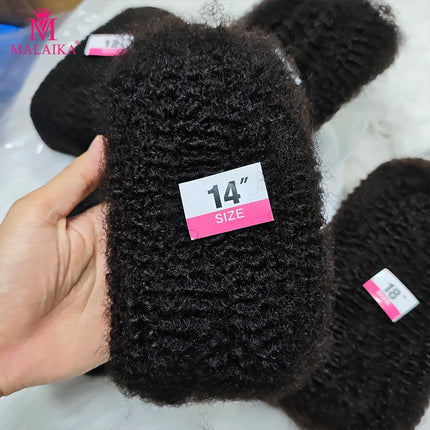 Afro Kinky Bulk 4C 100% Crochet Human Hair 30g/50g 1pack Virgin Remy Hair Bulk for Mini Twist Braids Dreadlocks Extension Repair