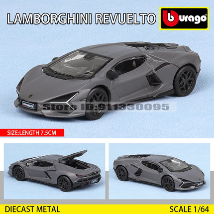 Bburago 1:64 Volkswagen Golf LAMBORGHINI sian fkp 37 Car Model Collection Kids Xmas Gift Toys for Boys Ferrari  Benz Volkswagen