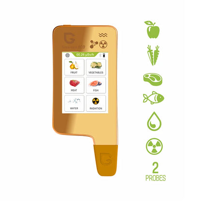 Greentest ECO 6 Portable Food Safety Nitrate Tester Multilingual Health Analyzer High Accuracy Water Quality Radiation Detector