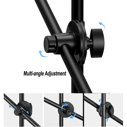 26CM Photography Led Video Ring Light Circle Fill Lighting Camera Photo Studio Phone Selfie Lamp Ringlight Tripod & Phone Holder