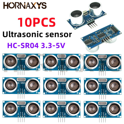 1-10PCS/Ultrasonic sensor HC-SR04 HCSR04 to world Wave Detector Ranging Module  HC SR04 Distance Sensor 3.3V-5V