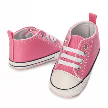 0-18 Months Newborn Baby Shoes Classic Fashion Casual Sports Shoes for Boys and Girls Non slip Soft Sole Walking Shoes