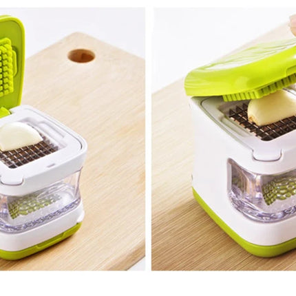 Multifunction Vegetable Dicer Garlic Presser Crusher Plastic Eco Friendly Ginger Slicer Mincer Chopper Kitchen Gadget for Salad