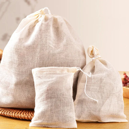 Cotton Tea Bags 50pcs / Sachets Thé Coton 50pcs