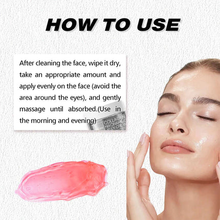 75ml Collagen Peel Off Face Mask With 50g Collagen Jelly Cream Hydrating Moisturizing Night Wrapping Mask Cream Korean Skincare