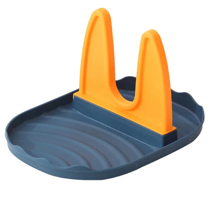 Household Plastic Pot Lid Rack Multi-Functional Pot and Spatula Rack Kitchen Storage Rack Stove Storage Rack