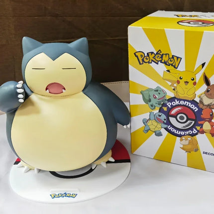Pokemon Large Figure Squirtle Pikachu Charmander Eevee Collectible Figurine Ornament Youth Toy Birthday Gift For Fans Collectors