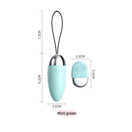 9.2cm Silicone Vibrating Egg Wireless Remote Control Vibrators Vaginal Masturbation G Spot Stimulating Massager Women Sex Toys