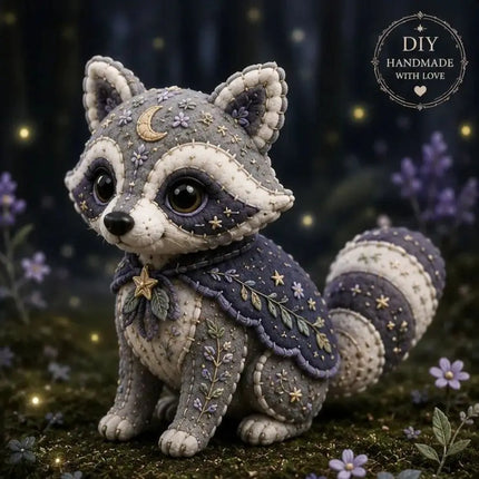 Floral Fabrics Animal Patchwork Set Material Pack Creative Design Handmade Decor Kit Home Decoration Hanging Kit