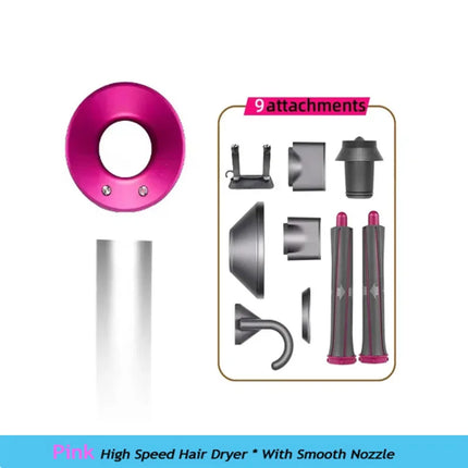220V High-Speed Hair Dryer Super Leafless Hair Dryer Personal Hair Care Styling Negative Ion  Portable Fast-Drying Hair Dryer