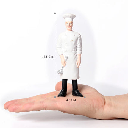 Realistic Pretend Professional Career Figures - Plastic Models of People from around the World Educational Toy Gift for Children