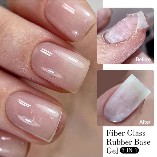 10ml Fiber Repair Base Gel for Damaged Thin Nails Founctional Nail Gel Polish Soak Off Vanish Nail Art Manicure Tool