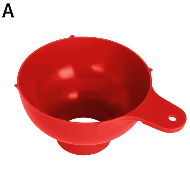 High-end Wide Mouth Funnel Plastic Popular Salad Dressing Liquid Wide Tools Gadgets Mouth Hopper Funnel Kitchen Canning Filter