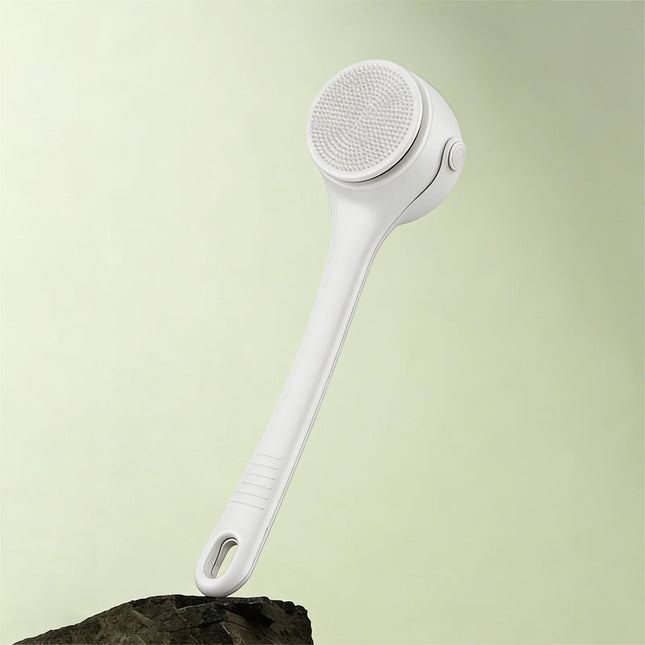 Electric Back Scrubber for Shower 2-Speed Adjustment Exfoliating Brush Waterproof for Cleansing Exfoliating and Massaging Skin