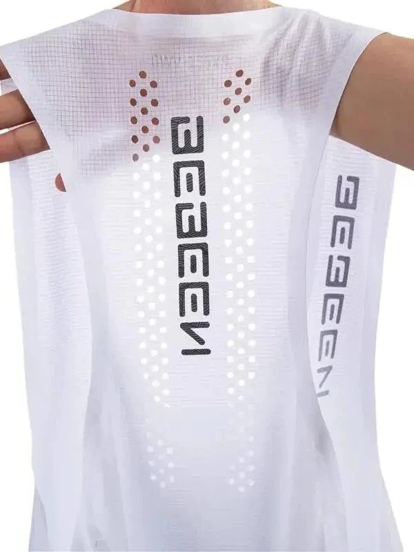 Summer New Professional Marathon Running Vest Men's Mesh Breathable Quick Drying Track and Field Racing Sports Vest