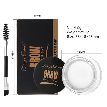 Matte Brown Black Wild Eyebrow Cream 3D Natural Tint Eyebrow Enhancers Gel Wax Waterproof Lasting Eye Makeup Cosmetic Tools