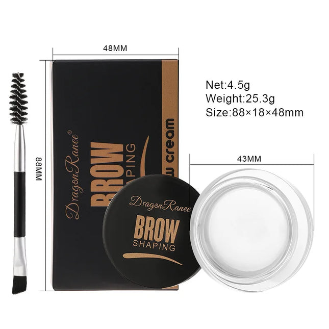 Matte Brown Black Wild Eyebrow Cream 3D Natural Tint Eyebrow Enhancers Gel Wax Waterproof Lasting Eye Makeup Cosmetic Tools