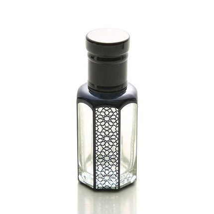 100pcs 3/6/12ml Empty Black Glass Crystal Essential Oil Bottle Attar Oil Bottle Perfume Container Bottle With Glass Drop Stick