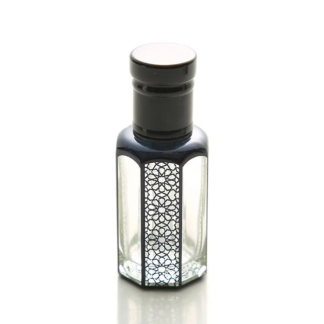 100pcs 3/6/12ml Empty Black Glass Crystal Essential Oil Bottle Attar Oil Bottle Perfume Container Bottle With Glass Drop Stick