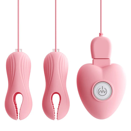 Nipple Vibrator Clamp for Women Breast Massage Nipple Clamp Enhancer Nipple Stimulator Sex Toys Couples Female Adult Supplies