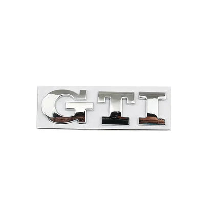 Metal GTI Logo Car Rear Trunk Emblem Side Sticker for Volkswagen VW Golf 4 5 6 7 8 Polo Jetta Tiguan Passat T-Roc MK2 MK5 MK7