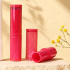 clear red tube / 100pcs / Plastic