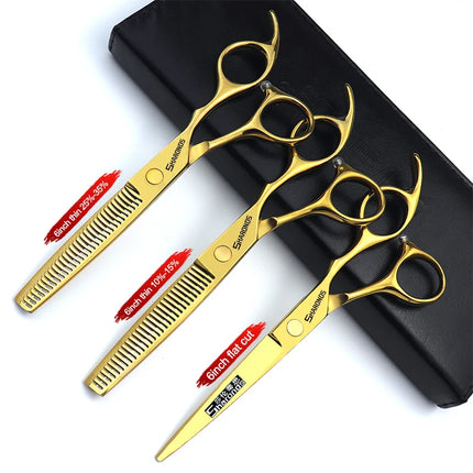 Cutting Thinning 6inch/6.5/7inch/7.5 inch Scissors Japan Professional Hairdressing Scissors Barber Sharp Hair Cutting Shears
