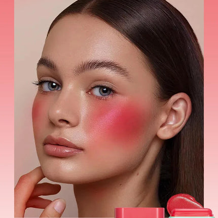 Tinted Mositure Blush Stick Face Pink Cream Cheek Blusher Cosmetics 3 in 1 Makeup Tubes used on eyes cheeks High color rendering
