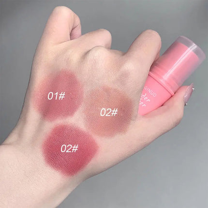 SHAQINUO 3 Colors Korean Rendering Complexion White High Punche Students Smooth Blush Stick Naturally Saturated Girl Color