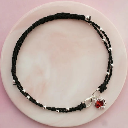 PANJBJ 925 Silver Color Mosubi Zircon Anklet For Women Girl Simplicity Retro Exquisite Jewelry Birthday Gift Dropshipping