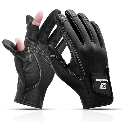 Hunting Gloves Tactical Gear Exposed Three-Finger Fishing Gloves Men'S And Women'S Non-Slip Sports Bicycle Riding Gloves