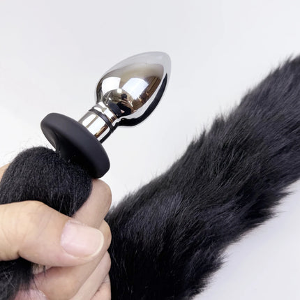 1set, Electric Shock dog tail Anal Plug, Vibrating butt plug, G-spot masturbation, Passionate party, adult pleasure, sexual well
