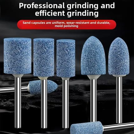 Small grinding wheel grinding head Blue corundum 3mm metal rust removal polishing electric grinding head