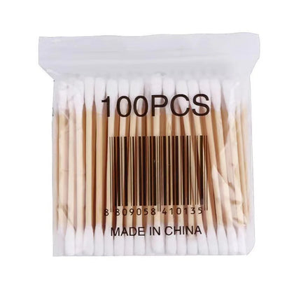 100/300/500/1000pcs Double Head Cotton Swab Women Makeup Cotton Buds Tip for Wood Sticks Nose Ears Cleaning Health Care Tools