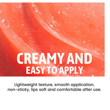 18g Strawberry Lip Balm Hydrating Lip Mask for Night Sleep Fades Lip Lines Plumps & Moisturizes Fruit-Infused Nude Lip Primer